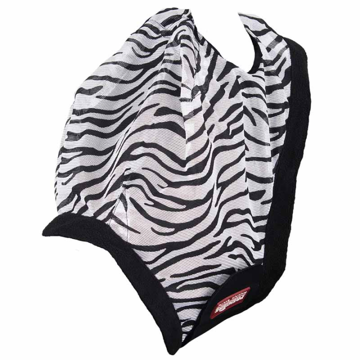 Bonnet anti-mouches sans oreilles Zebra Noir/Blanc dans le groupe Anti-mouches / Masques anti-mouches  chez Equinest (374210M0BAWH_r)