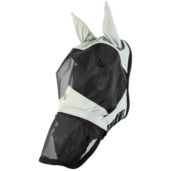Bonnet anti-mouches Avec Oreilles et Nez Gris dans le groupe Anti-mouches / Masques anti-mouches  chez Equinest (374346G1GR_r)