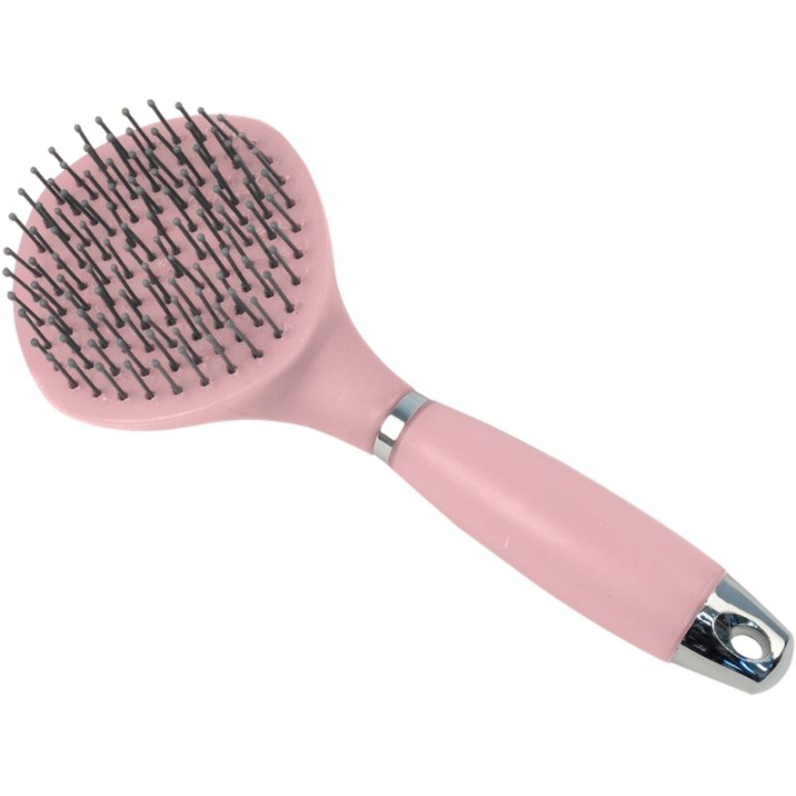 Brosse à crins Gel Rose dans le groupe Produits de soins / Brosses et étrilles / Brosses pour crinière et queue chez Equinest (3827332PI)