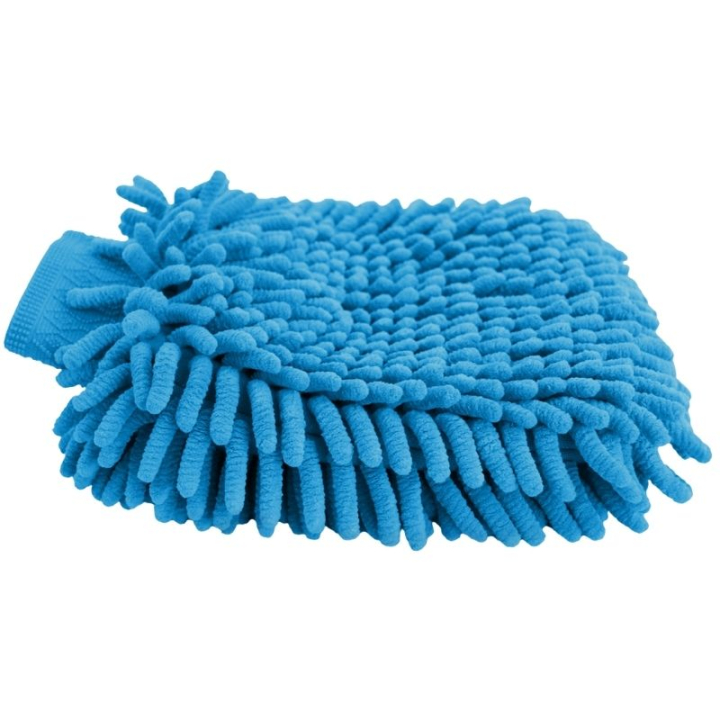 Gant de pansage Microfibre Bleu dans le groupe Produits de soins / Brosses et étrilles / Gants de toilettage chez Equinest (3827750BL)