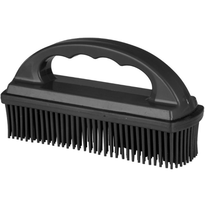 Brosse à poils d'animaux Rubber Noir dans le groupe Écurie & Pré / Matériel pour l'écurie / Nettoyage chez Equinest (3830501BA)
