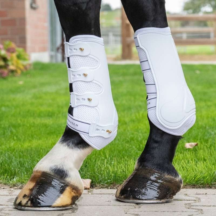 Guêtres de dressage Breath Blanc dans le groupe Équipement cheval / Protections des Membres / Guêtres fermées & Guêtres de dressage chez Equinest (3855902VWH_r)