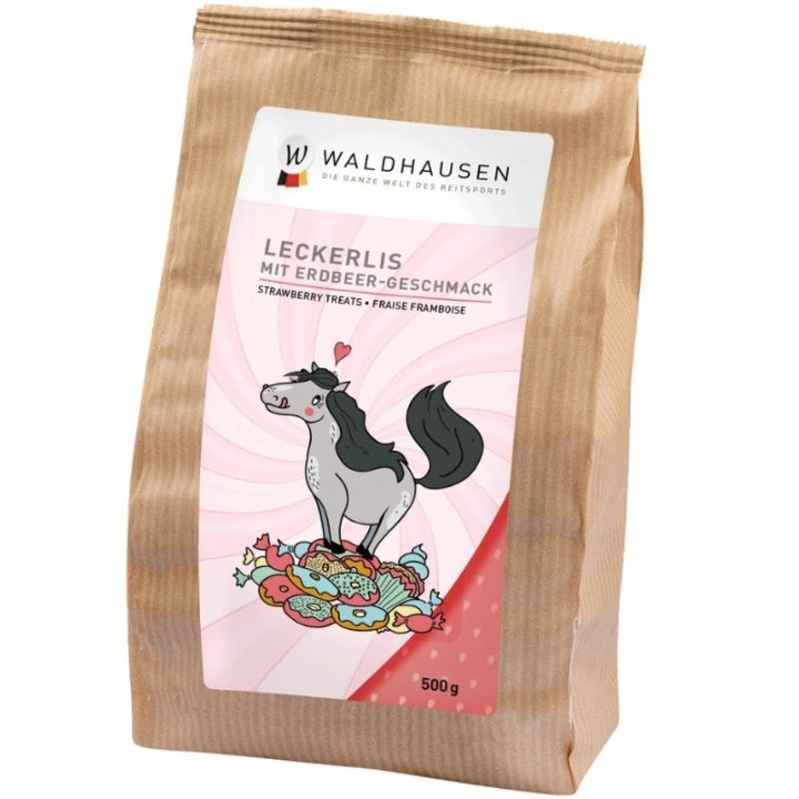 Friandises pour chevaux Cookie Hearts Strawberry 500g dans le groupe Produits de soins / Friandises pour chevaux chez Equinest (393500-500)