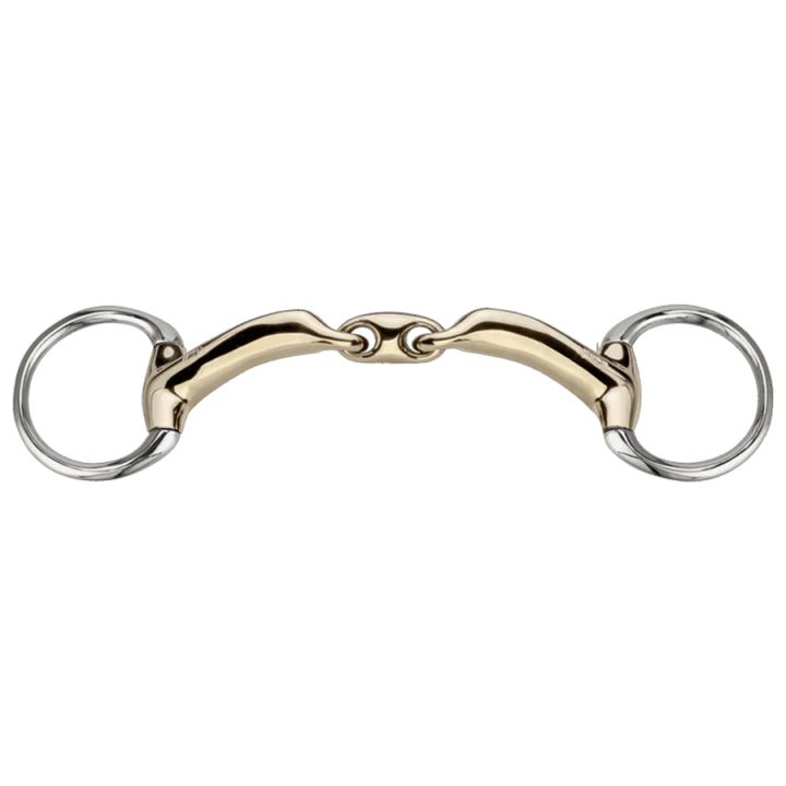 Mors à olive 3-delat Novocontact Sensogan D-Ring Ø55mm dans le groupe Équipement cheval / Mors / Mors à olives chez Equinest (4036811578_r)