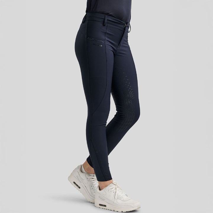 Culotte d'équitation Enfant/Junior Crystals Full Grip Bleu Marine dans le groupe Vêtements d'équitation / Pantalons d'équitation / Culottes d'équitation chez Equinest (404673128NA_r)