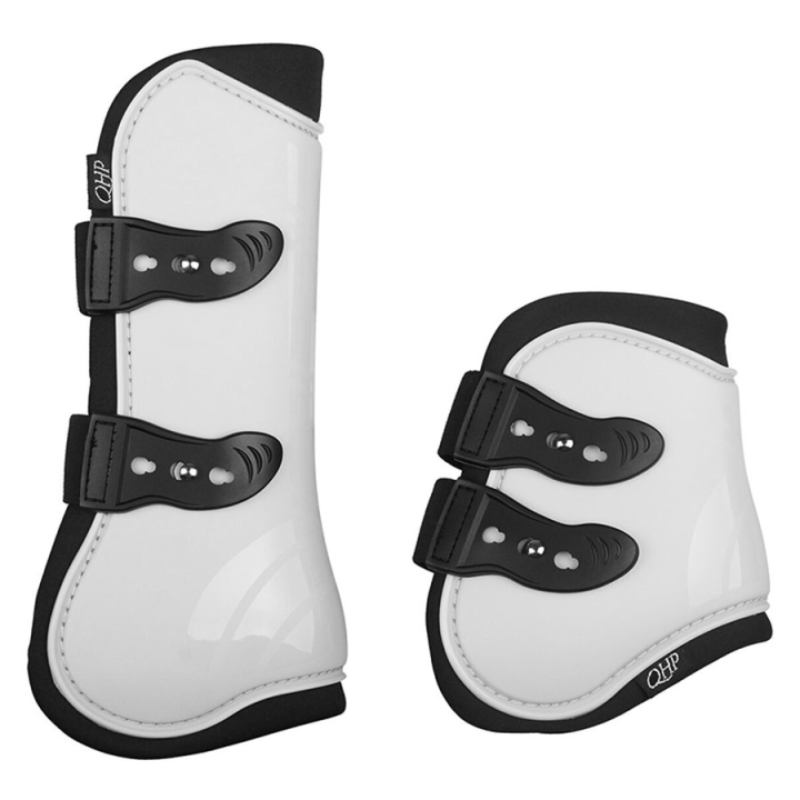Guêtres ouvertes Quick Pin 4-pack Blanc dans le groupe Équipement cheval / Protections des Membres / Guêtres ouvertes chez Equinest (4077WI3WH_r)