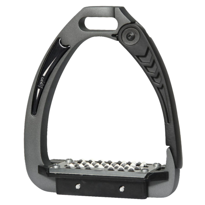 Étriers de sécurité Enfants/Junior Aluminium Titanium dans le groupe Équipement cheval / Étrier d'équitation chez Equinest (418231GR)