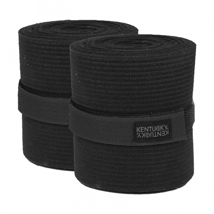 Bandages Polar Fleece & Elastic Noir dans le groupe Équipement cheval / Protections des Membres / Bandages chez Equinest (42106BA)