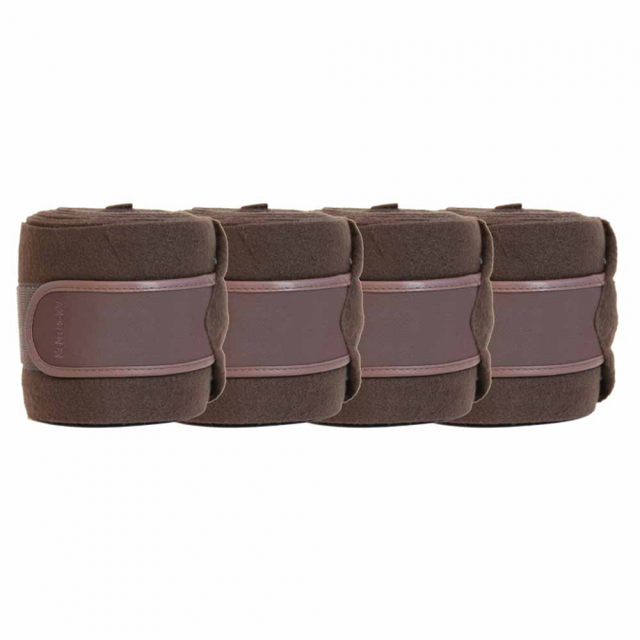 Bandages en polaire Polar 4-pack Marron dans le groupe Équipement cheval / Protections des Membres / Bandages chez Equinest (42111BR)