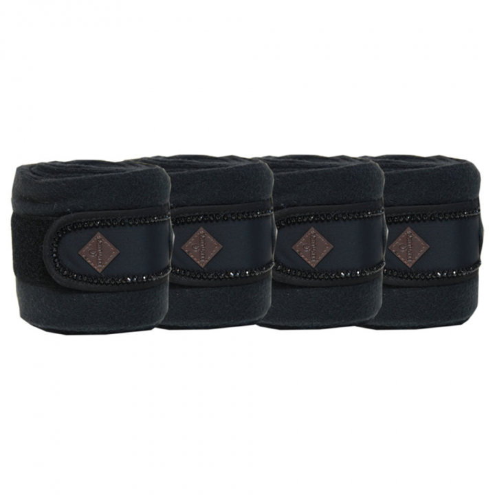 Bandages Polar Fleece Pearls Noir dans le groupe Équipement cheval / Protections des Membres / Bandages chez Equinest (42113BA)