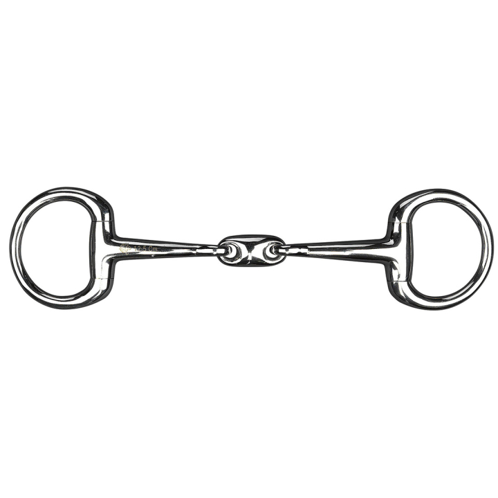 Mors à œuf à trois brins avec plaque dans le groupe Équipement cheval / Mors / Mors à olives chez Equinest (421410_r)