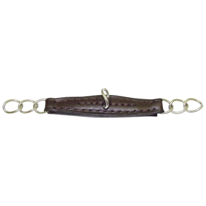Chaîne de menton Leather Marron dans le groupe Équipement cheval / Mors / Accessoires chez Equinest (4226TCCLT3BR)