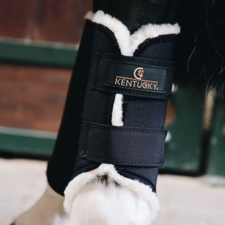 Guêtres fermées Solimbra Dos Noir dans le groupe Équipement cheval / Protections des Membres / Guêtres fermées & Guêtres de dressage chez Equinest (42302Sv_r)
