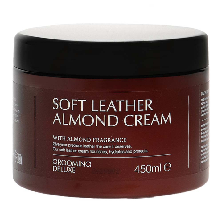 Baume pour Cuir Soft Almond Cream 450ml dans le groupe Produits de soins / Entretien du cuir chez Equinest (42422BE-450)
