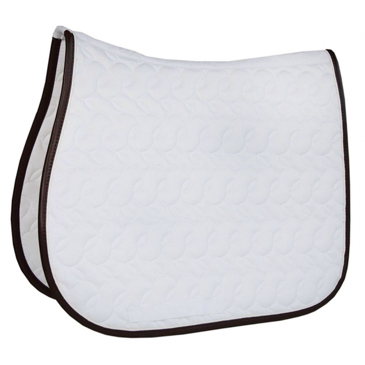 Tapis de selle Absorb Blanc/Marron dans le groupe Équipement cheval / Tapis de selle / Tapis de selle mixte & Tapis de selle de saut chez Equinest (42506020205NLWHBR_r)