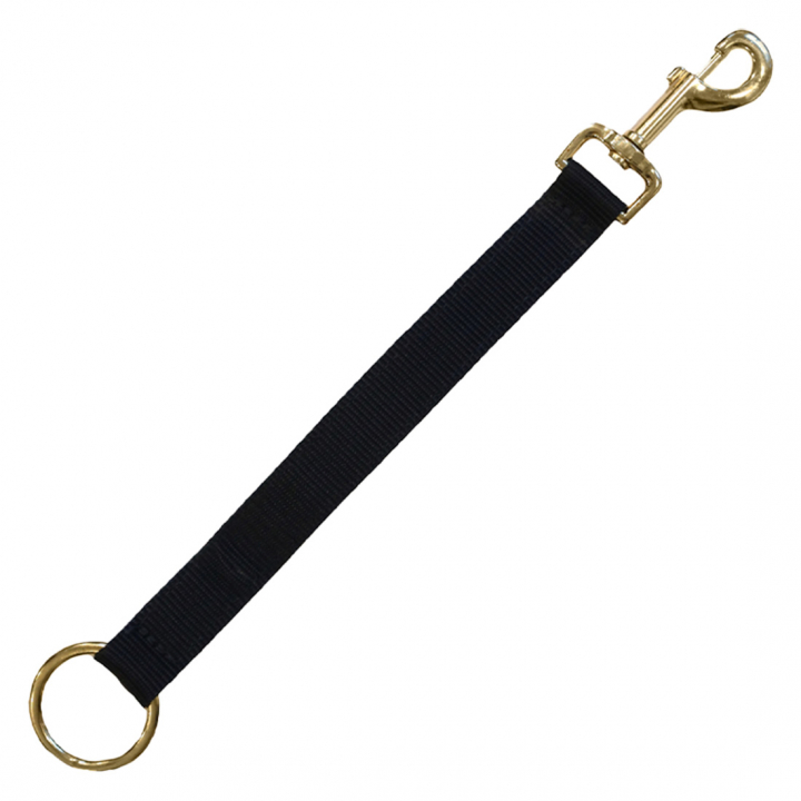 Support en nylon pour bandes multiples avec crochet et anneau Noir dans le groupe Écurie & Pré / Matériel pour l'écurie / Autres chez Equinest (425280125BA)