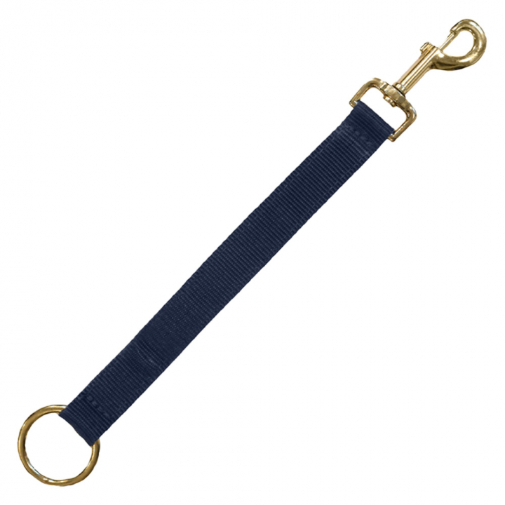 Support en nylon pour bandes multiples avec crochet et anneau Bleu Marine dans le groupe Écurie & Paddock / Matériel pour l'écurie / Crochets & Porte-manteaux chez Equinest (425280125NA)