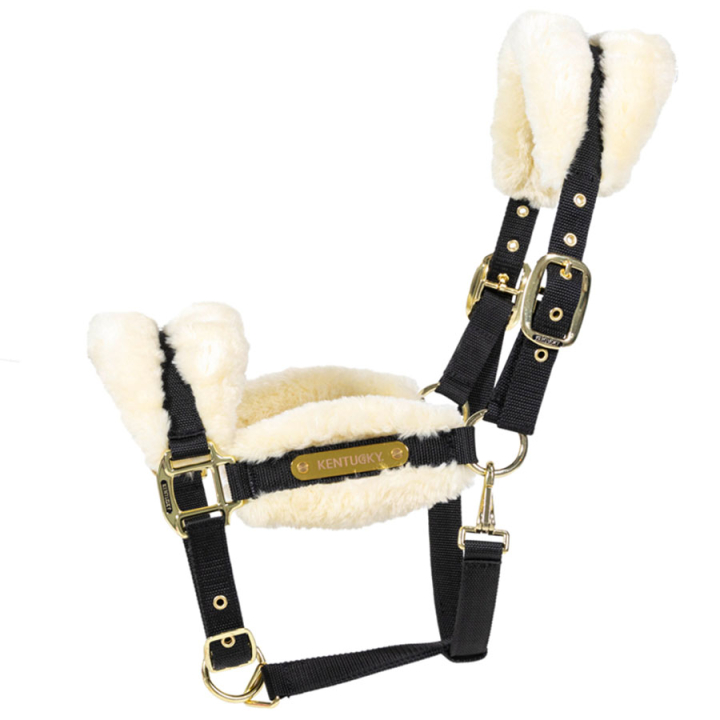 Licol Sheepskin Soft Nature dans le groupe Équipement cheval / Licols / Longes en tissu et en nylon chez Equinest (4256502COBNAT_r)