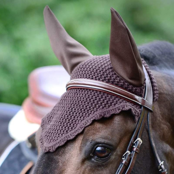 Bonnet Soundless Marron dans le groupe Équipement cheval / Bonnet cheval chez Equinest (4260605FBR_r)