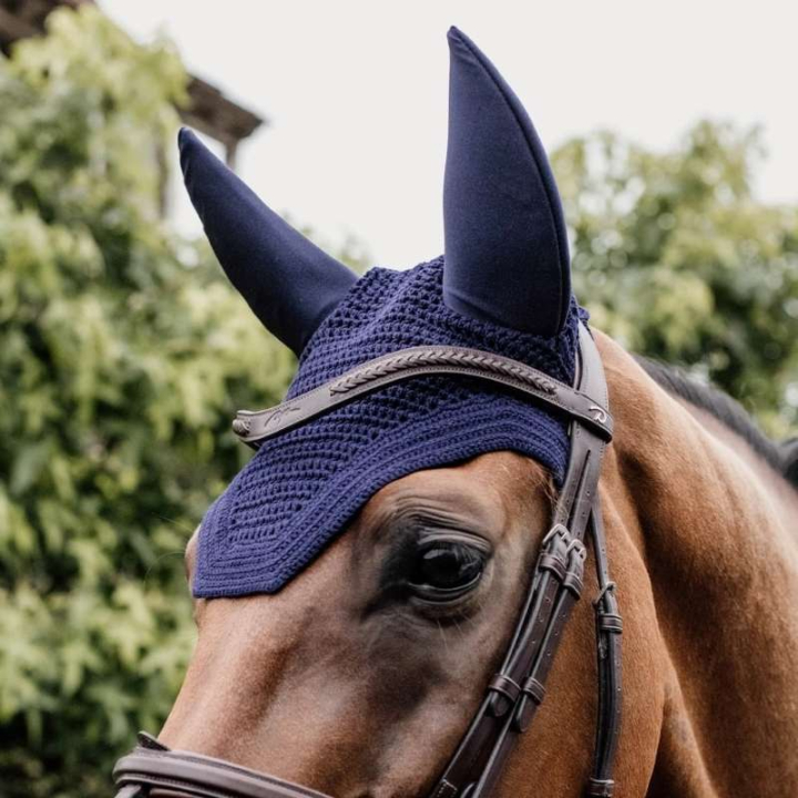 Bonnet Silencieux Wellington Bleu Marine dans le groupe Équipement cheval / Bonnet cheval chez Equinest (42609Ma_r)