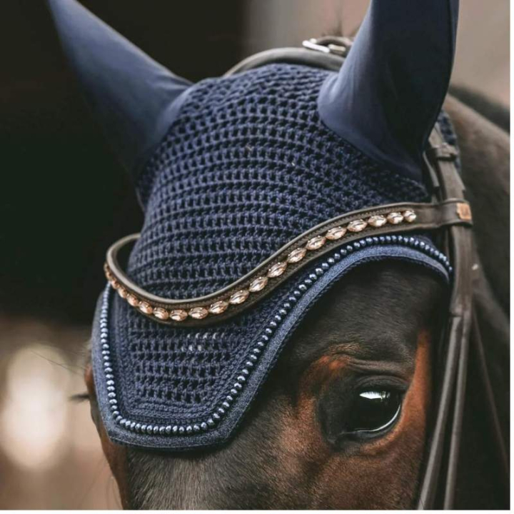 Bonnet Wellington Glitter Bleu Marine dans le groupe Équipement cheval / Bonnet cheval chez Equinest (4261833FDNA_r)