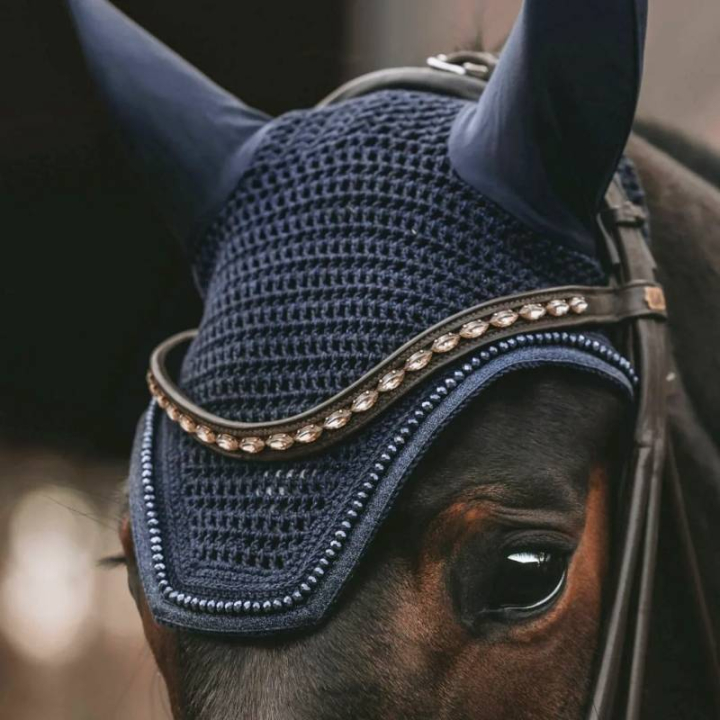 Bonnet Wellington Glitter Soundless Bleu Marine dans le groupe Équipement cheval / Bonnet cheval chez Equinest (4261933FDNA_r)
