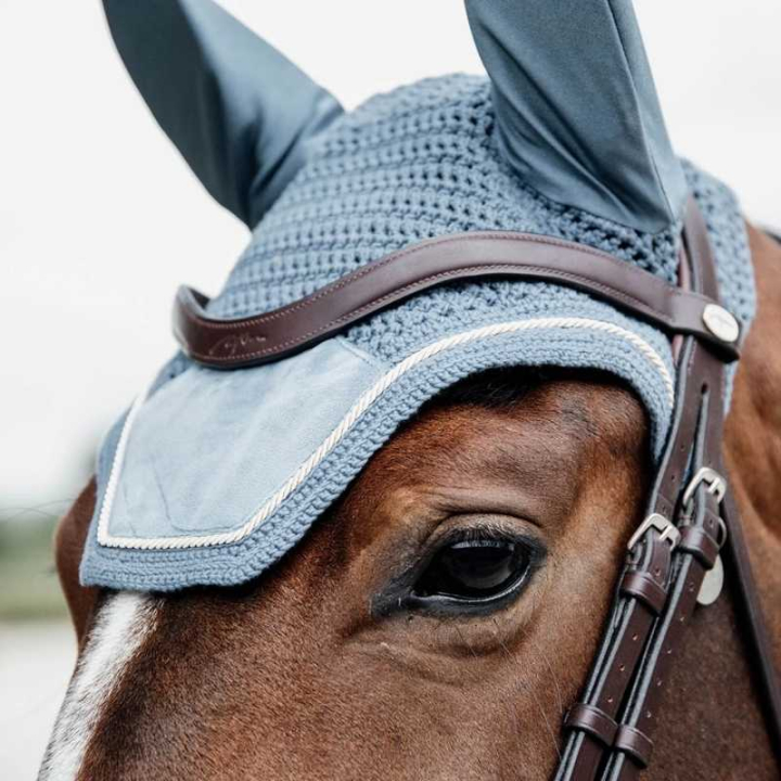 Bonnet Wellington Velours Bleu Clair dans le groupe Équipement cheval / Bonnet cheval chez Equinest (4262617LBLUE_r)