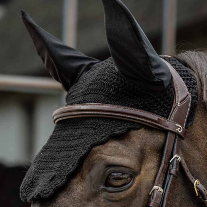 Bonnet Wellington Wave Noir dans le groupe Équipement cheval / Bonnet cheval chez Equinest (4265533BA)
