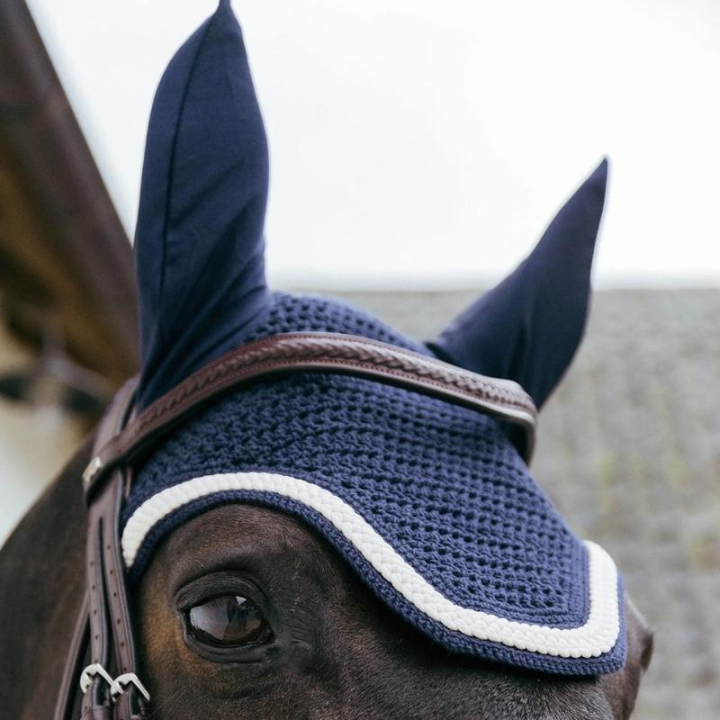 Bonnet Wellington Plaited Cord Bleu Marine dans le groupe Équipement cheval / Bonnet cheval chez Equinest (4265903FNA_r)