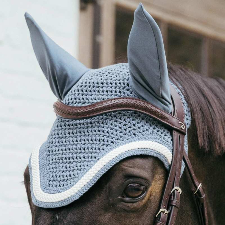 Bonnet Wellington Plaited Cord Bleu Clair dans le groupe Équipement cheval / Bonnet cheval chez Equinest (4265961FLBL_r)