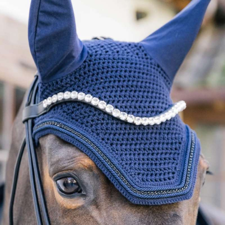 Bonnet Wellington Metal Chain Bleu Marine dans le groupe Équipement cheval / Bonnet cheval chez Equinest (4266103FNA_r)