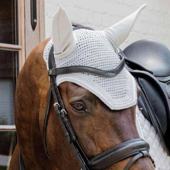 Bonnet Wellington Diamond Rope Gris dans le groupe Équipement cheval / Bonnet cheval chez Equinest (4266608FGR_r)