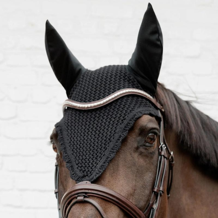 Bonnet long Loop Noir dans le groupe Équipement cheval / Bonnet cheval chez Equinest (4267201FBA_r)