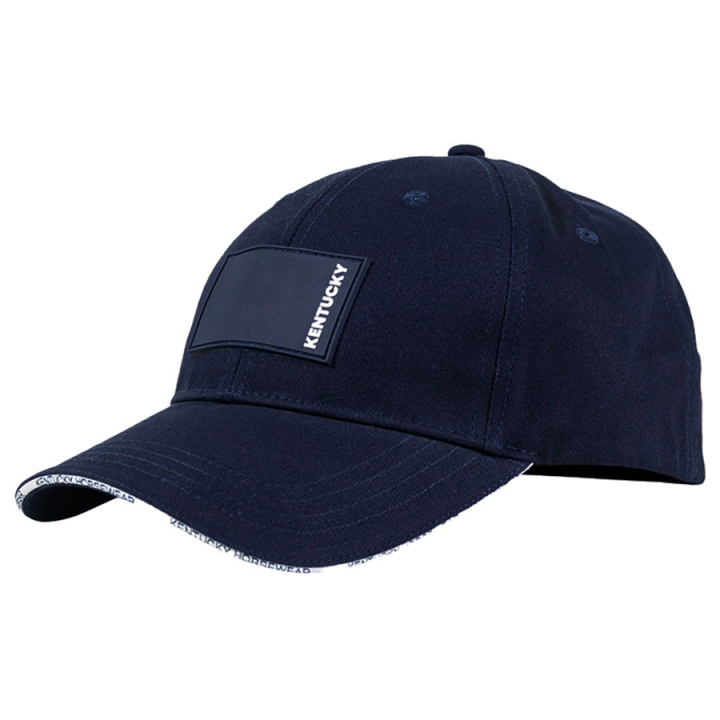 Casquette Logo en Caoutchouc Bleu Marine dans le groupe Vêtements d'équitation / Bonnet & Casquette / Casquettes chez Equinest (4271501NA)