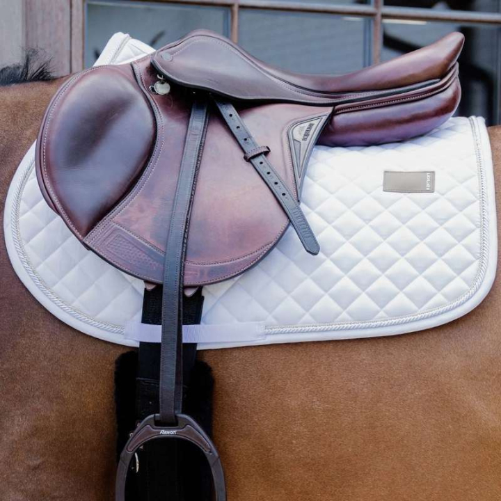 Tapis de selle Diamond Rope Blanc dans le groupe Équipement cheval / Tapis de selle / Tapis de selle mixte & Tapis de selle de saut chez Equinest (4272402SJWH_r)