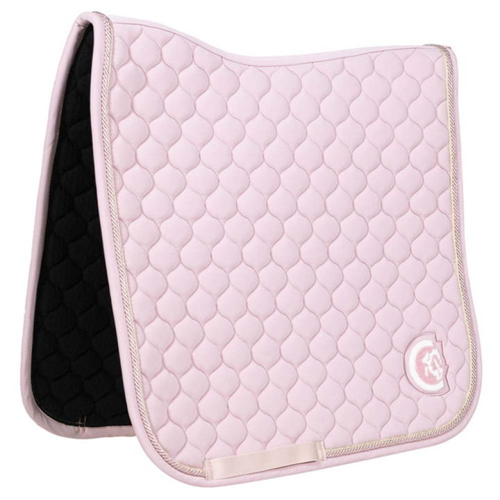 Tapis de selle dressage Onion Quilt 3D Logo Light Rose pâle dans le groupe Équipement cheval / Tapis de selle / Tapis de selle dressage chez Equinest (4272850DRLPI_r)