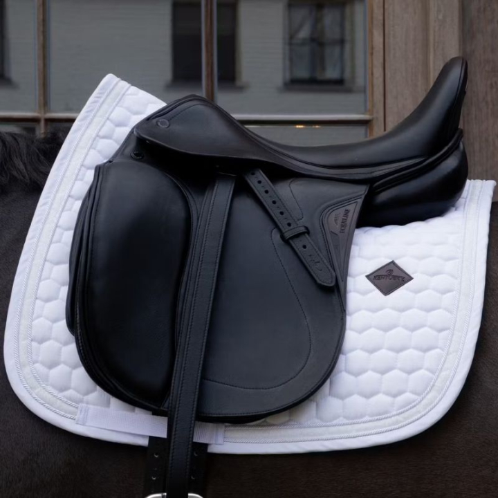 Tapis de selle dressage Glitter Band Blanc/Blanc dans le groupe Équipement cheval / Tapis de selle / Tapis de selle dressage chez Equinest (427300202DRWHWH_r)