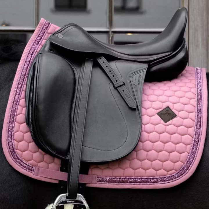 Tapis de selle dressage Glitter Band Rose dans le groupe Équipement cheval / Tapis de selle / Tapis de selle dressage chez Equinest (4273016DRPI_r)