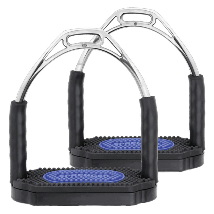 Étriers Bow Balance Noir/Argent dans le groupe Équipement cheval / Étrier d'équitation chez Equinest (4426611255BASI_r)
