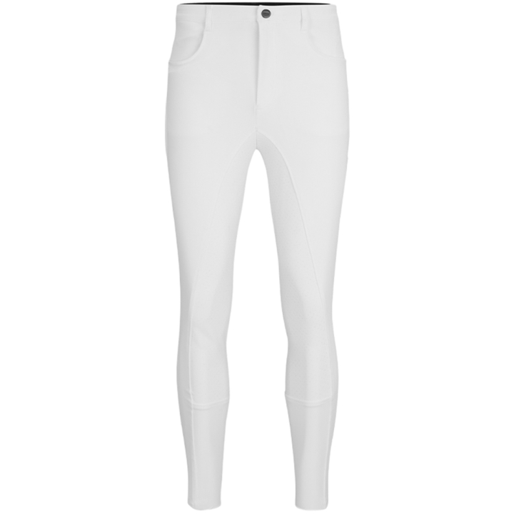 Pantalons d'équitation homme Jim Full Grip Blanc dans le groupe Vêtements d'équitation / Pantalons d'équitation / Culottes d'équitation chez Equinest (4613B1M13011WH_r)