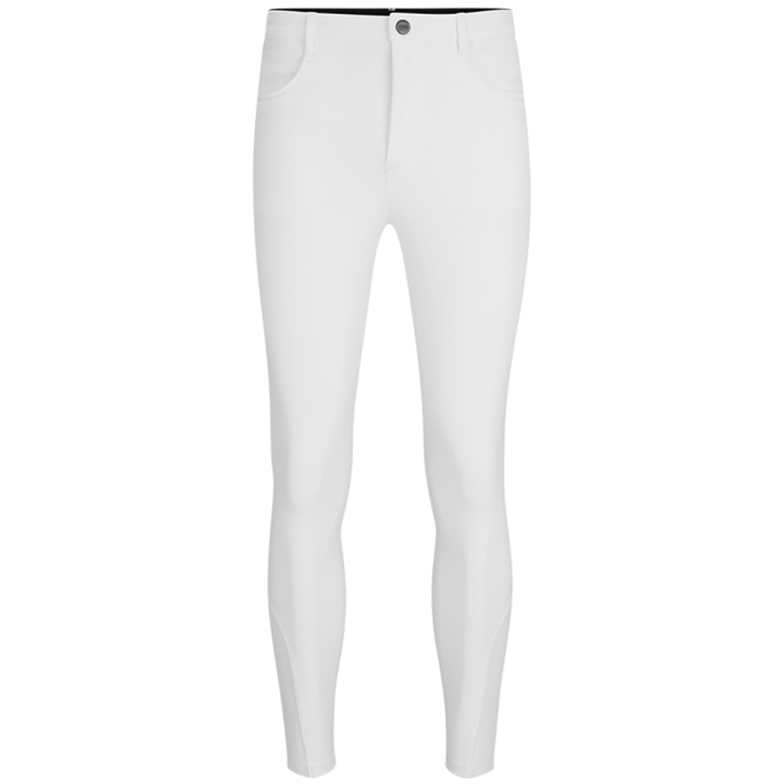 Pantalons d'équitation homme James Knee Grip Blanc dans le groupe Vêtements d'équitation / Pantalons d'équitation / Culottes d'équitation chez Equinest (4613B1M13021WH_r)