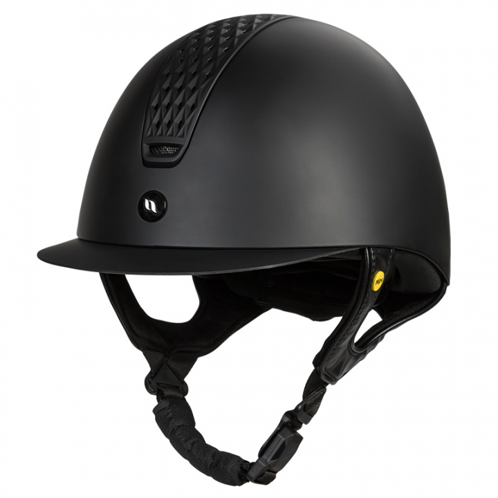 Casque d'équitation MIPS Silves Smooth Top Noir dans le groupe Équipement d'équitation / Casque d'équitation / Casques MIPS chez Equinest (47100001BA_r)