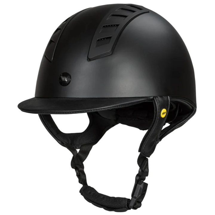Casque d'équitation MIPS Neoz Smooth Top Noir dans le groupe Équipement d'équitation / Casque d'équitation / Casques MIPS chez Equinest (47300001BA_r)
