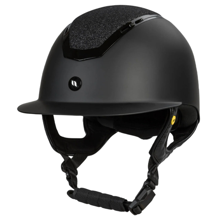 Casque d'équitation MIPS Caracas Smooth Top Noir dans le groupe Équipement d'équitation / Casque d'équitation / Casques MIPS chez Equinest (47400001BA_r)