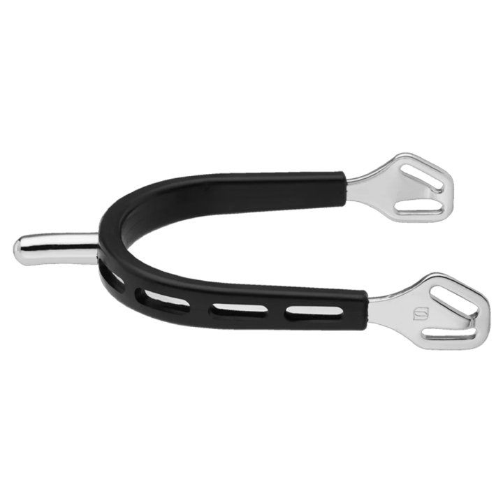 Éperons Ultra Fit Extra Grip 25mm Rounded Noir/Argent dans le groupe Équipement d'équitation / Éperons chez Equinest (4752500055BASI)