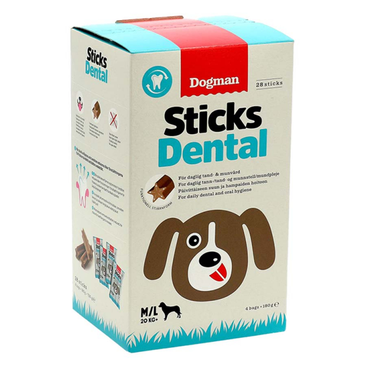 Bâtonnets Dentaires Medium/Large dans le groupe Chien / Friandises pour chiens & Os à mâcher chez Equinest (479180L)