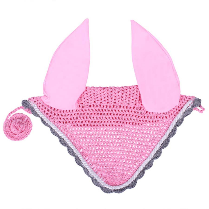 Bonnet Couleur Rose/Grise dans le groupe Équipement cheval / Bonnet cheval chez Equinest (5006PI)
