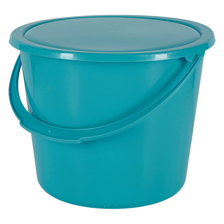 Seau avec couvercle HG Turquoise dans le groupe Écurie & Pré / Matériel pour l'écurie / Seaux & Godets chez Equinest (501230004TU)