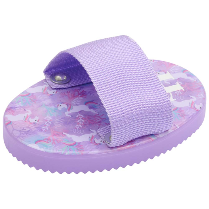 Etrille Unicorns HG Violet dans le groupe Produits de soins / Brosses et étrilles / Racleurs de poils & pierres de toilettage chez Equinest (50341000142PU)
