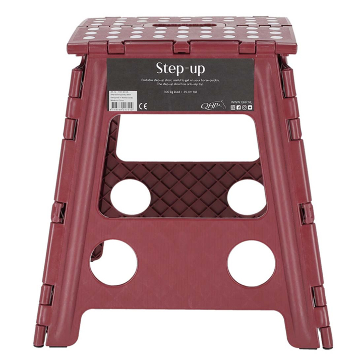 Tabouret pliant Step-Up Bordeaux dans le groupe Écurie & Pré / Matériel pour l'écurie / Tabourets d'écurie & Tabourets de monte chez Equinest (5101BO39WN)